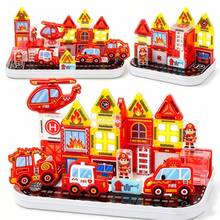Mini Pocket Fire Magnetic Building Blocks 40pcs Set, 3.75cm Translucent Colorful Magnetic Tiles, Educational STEM Building Toys For Toddlers 3+ Years Old, Random Colors For Boys And Girls - Color - View 7