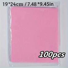 100pcs Disposable Nail Art Vacuum Dust Collector, Non-Woven Filter Paper, Pink/Blue/White Paper, Manicure Machine Dust Filter Paper, Manicure Tools Accessories - Set - View 13