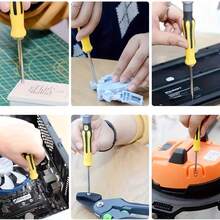 12-In-1 Magnetic Screwdriver Set, Multi-Function Flat Head Precision Handheld Repair Tool, Suitable For Home DIY, Electronic Repair, Computer & Phone Repair, Christmas Gift, Portable Household Tool Box - Screwdriver - View 11