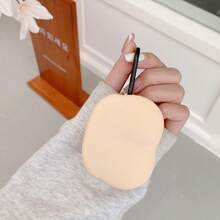Funny Quirky Elastic Butt Pendant Earphone Case Compatible With Samsung Buds4/4Pro Fashion Creative Earphone Shell/Minimalist Earphone Shell/ Earphone Sleeve/ Earphone Case - Apricot - View 6
