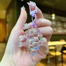 6 Buah Gantungan Kunci Berkilau, Hiasan Tas, Gantungan Kunci Motif Buah, Aksesoris Gantungan Kunci, Pilihan Warna Beragam, Pilihan Hadiah yang Sempurna - Inovasi - View 2