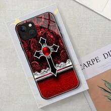 [Envío en 24h desde DE/FR/ES] Apple 11-17 21-26 Ultra 1 pieza, Funda Protectora para Teléfono, Diseño Creativo, Hecha de Vidrio Templado, Para Regalo en Cualquier Ocasión, Ideal para iPhone - 1 pieza de imagen a color - Ver 4