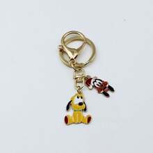 2 móc khóa Disney hoạt hình Mickey Minnie Donald Daisy bằng hợp kim sơn dầu, phụ kiện treo túi dễ thương, quà tặng tinh xảo - Nhiều kiểu dáng - Xem 7