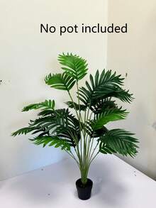 Large Artificial Green Coconut Tree, Suitable For Spring, Modern Wedding Yard Decoration, Evergreen Potted Plant, Large Leaf Landscape Tree, Suitable For Home And Office, Nordic Style Artificial Tree, Suitable For Various Festivals And Indoor Decor - Multicolor - View 6