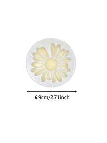 6pcs/Set Daisy Decorative Mold, DIY Scented , DIY Craft Plaster Decorative Mold, Handmade Soap, Diffuser Stone Silicone Mold - A - View 4