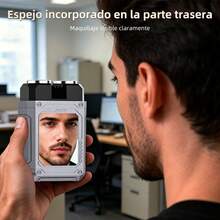 Men's Automatic Shaver With LCD Digital Display, Fully Washable, Compact And Portable. - Grey - View 4