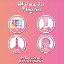 10pcs Accessory Plastic Fake Kid Cosmetics Children's Household Simulation Makeup Toy Set Girls' Plastic Simulate Lipstick Eye Shadow DIY Toy(Not Real) - Multicolor - View 4