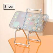 Multifunctional Desktop Chair Metal Phone Stand Cute Holder Desktop Watching Movies Live Streaming Phone Stand Compatible With Samsung, Apple 17, 16, 15, 14, 13, 12, 11, Pro, Pro Max, Plus - A - View 8