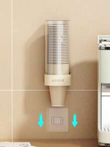 1pc Paper Cup Holder, Home Coffee Cup Storage Rack, Water Dispenser Base, Room Decor, Kitchen Storage, Suitable For Home, Office, Hospital, Gym, School, Halloween, Christmas Gift - A - View 10