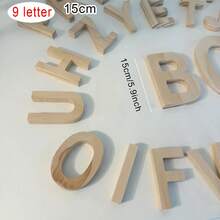 Custom Wooden Letters | Wooden Material | Laser Cut Letter Shapes | Customizable Wooden Letters | Bedroom Wall Decor | Wooden Letters - Sold Individually, Wooden Craft Letters, Holiday Decor, Custom Signage Letters, Can Use Any Font Or Vector File, Suitable For Home Or Office Indoor Use - Can Be Used For Commercial Signage, Bedroom Decor Or Room Design, Halloween, Christmas. - Multicolor - View 51