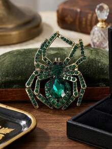 Halloween Rhinestone Spider Brooches - Insect Pins For Women Unisex Casual Party Accessories / Friends Gifts Badges Decoration - Spider - View 15