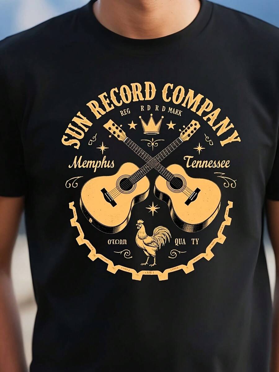 Camisetas de hombre - Negro - Ver 1