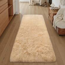 EDIMENS Runner Rug Hallway 300cm Long, Non Slip Runner For Hallway Black, Washable Bathroom Runner Rug For Kitchen, Fluffy Area Rugs For Hallway, Living Room, Bedroom, Bathroom, Bedside Rug - Beige - View 5