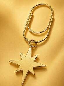 2pcs/10pcs Gold Sunflower Paper Clips Bookmarks, Large Metal Octagonal Star Paper Clips Student Book Markers Accessories, Mother's Day, Bookworm, Girlfriend, Friend's Graduation Gift, Teacher's Day, Thanksgiving Gift, Cute Bookmark Gift, Book Lover's Bookmark - Rectangle - View 2