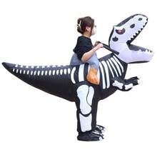 Adult Funny Mascot Inflatable Dinosaur Costumes Purim Halloween Carnival Christmas Anime Party Cosplay Costume Dress Fancy Suit - Multicolor - View 4