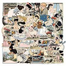 50pcs Cartoon Style Stickers For Diary, Scrapbook, Phone Case, Laptop, Water Cup Decoration - Multicolor - View 4