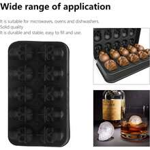 3D Skull Ice Cube Mold Tray – Silicone Halloween Ice Mold With Lid For Whiskey, Cocktails, Iced Coffee & Spooky Party Drinks (Great For Chocolate, Cake Decor & Halloween Celebrations) - Multicolor - View 5