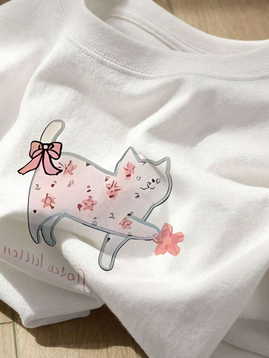 Women T-Shirts - 白色 - 查看 1