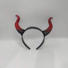 1pc Small Horn Headband, Devil Horn Hair Hoop Decorative Headpiece, Party Performance Prop, Costume Accessory - S - View 8