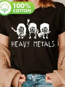 Women T-Shirts - 黑色 - 查看 1