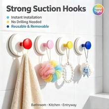 1pc Dopamine Hook No-Drill Removable Adhesive Hook For Home Kitchen Bathroom Wall Decor, Autumn Bathroom Hook Accessory, Halloween, Christmas Decoration Supplies, Home Coat Hook Essential - Multicolor - View 5
