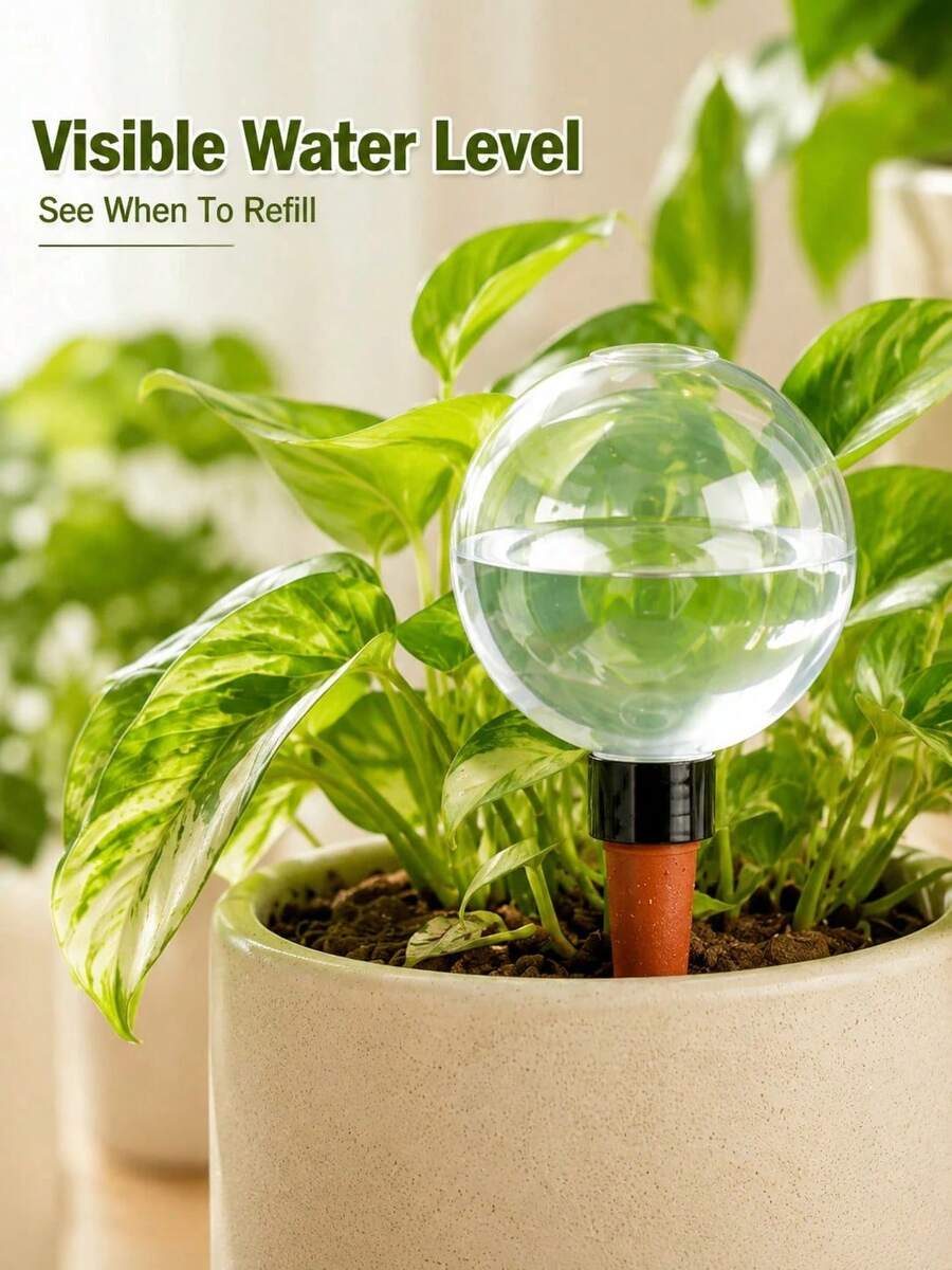 1pc 500ml Automatic Watering Slouchy Flower Pot, New Seepage Device, Small Succulent Plant Drip Irrigation Equipment, Watering Can, Plant Watering Can, Gardening Accessories - Standard Model - View 1