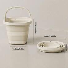 A Foldable Bucket, Providing Endless Possibilities For Life! From Outdoor Adventures To Home Storage, From Cleaning To Organizing, Its "Flexible And Adaptable" Nature Makes Every Use Convenient And Surprising. - Multicolor - View 11