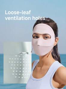 Beneunder Lightweight Seamless Sun-Protection Face Mask AL204 - Light Grey - View 4