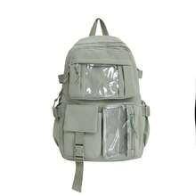 Mochila versátil de gran capacidad, clásica y linda, portátil y adecuada para viajes y traslados, ideal para la temporada de regreso a clases - Shangchen8016 - Ver 13