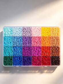 Set Manik-Manik Leleh, 24 Warna Manik-Manik, Cocok untuk Proyek Kerajinan Tangan DIY, Bahan Kerajinan, Manik-Manik Api, Puzzle, Gantungan Kunci, Liontin, Cocok untuk Para Penggemar, Dapat Membuat Berbagai Pola, Hadiah Ulang Tahun, Wisuda, Hari Valentine, Pesta, Hadiah Buatan Tangan untuk Keluarga, Teman, Teman Sekelas - Set Manik-Manik Perler Aneka Warna - View 10