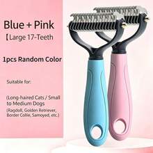 1pc Double-Sided Pet Comb Detangling Grooming Brush For Cats And Dogs, Pet Supplies Cat Dog Comb Tool - View 9