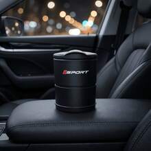 Car Mini Portable Ashtray, Flame Retardant ABS Smokeless Cup Holder Ashtray, With Removable Cleaning Bucket, Suitable For Cars, Trucks, SUVs, RVs, No Battery Required - Sports-style Ashtray - View 3