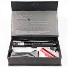Portable Rechargeable Laser Pointer Pen Type High Power Laser Flashlight Built-In Battery Long Distance Laser Pointer Powerful Laser Suitable For Astronomy Demonstrations Outdoor Camping - Black - View 7