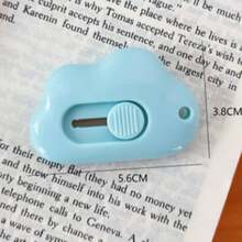 Mini cuchillo artesanal hecho a mano, cortador de papel pequeño con diseño de nube lindo, herramienta para abrir paquetes de mensajería, cortador de caja portátil estilo japonés para estudiantes y oficina - Multicolor - Ver 6