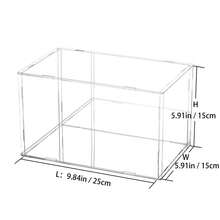 Transparent Acrylic Display Case Suitable For Small Statues And Action Figures, With Mirror Stand, Collectibles Storage Box, Dust-Proof Display Cabinet - White - View 40