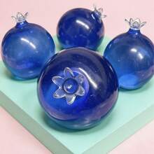 1PC Jelly Clear Marbled Blueberry Fruit Slow Rebound Fidget Toy, Soft Elastic Transparent TPR Stress Relief Desktop Decor, Mini Office Relax Gadget, Concert Fan Favor, Photocard Desk Matching Accessory (Random Style) - Multicolor - View 8