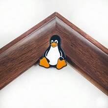 1pc Cute Sitting Cartoon Penguin Enamel Pin, Animal Lapel Badge, Hard Enamel Metal Brooch For Jackets Backpacks Winter Theme Jewelry Gift - Black - View 8