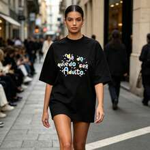 Women Senior T-Shirts & Tops - Black - View 2