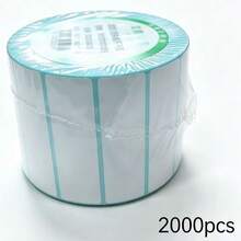 2000pcs/1000pcs/200pcs/100pcs 70*20mm Solid Color Label Stickers, Easy To Use And Multipurpose Self-Adhesive Labels, Suitable For Office And Student Labels, Barcode Printing Paper, Random Mixed Colors, School Supplies, Back To School - 1 Set - View 6