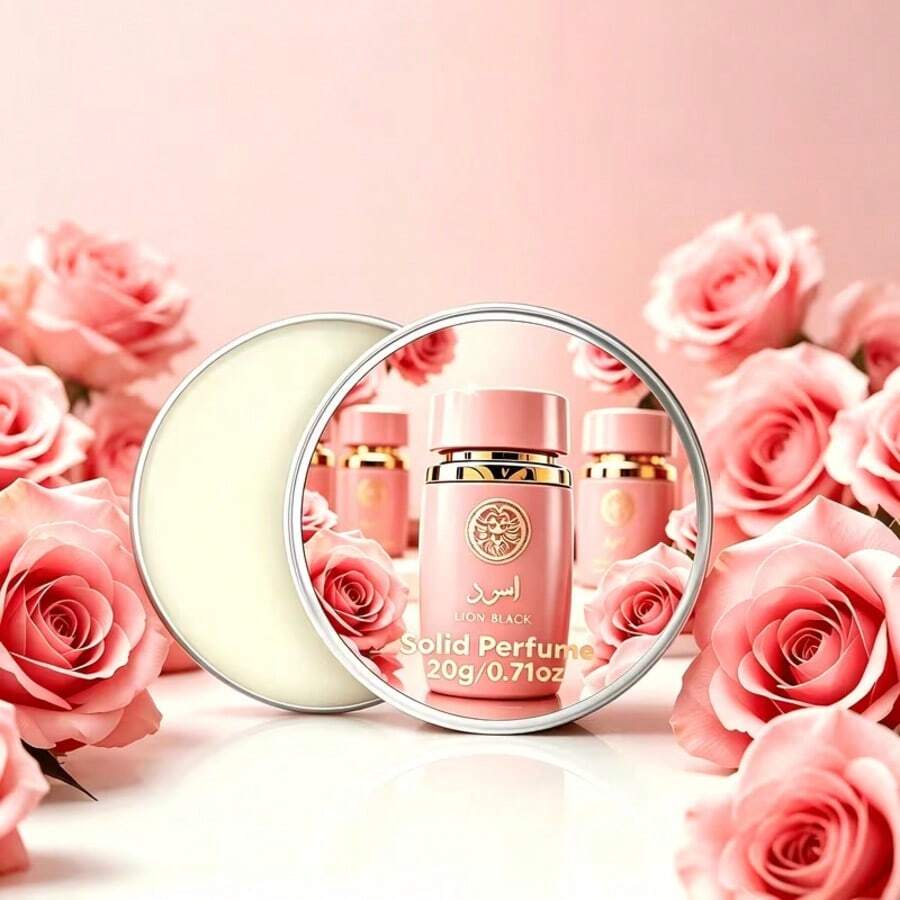 阿拉伯杜拜女士固體香氛 20g,無酒精香氛棒,持久東方果香花香調,清新柑橘、玫瑰與香草香調,增添自信,適合約會、旅行、日常使用、工作、運動後,輕巧便攜,隨時補香,生日、情人節、父親節、母親節、婚禮伴手禮理想禮品選擇 - 粉色花香調 - 查看 1