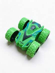 4WD Double-Sided Inertia Stunt Car, Friction Powered 360° Rotating Off-Road Racing Toy, Vibrant Mixed Colors, Durable Anti-Drop Rounded Edges, Battery-Free, Suitable For Toddlers, Children, Boys And Girls Indoor And Outdoor Play, Birthday Gift, Halloween Gift - Multicolor - View 13