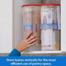 Hộp đựng bánh mì nướng Fresh Toast có nắp chống rò rỉ, hộp đựng bánh mì dung tích lớn có thể xếp chồng, hộp đựng thực phẩm kín khí tái sử dụng di động, sắp xếp và lưu trữ nhà bếp, hoàn hảo cho cắm trại - Nhiều màu - Xem 9