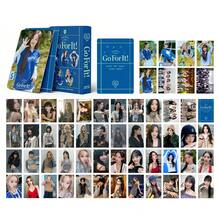 55pcs G-IDLE Photocards Go For It Album Support Cards, Multiple Styles, Double-Sided High-Definition Printing, Waterproof, Scratch-Resistant, No Residue, Suitable For Planner Decoration, Card Album Storage, Birthday, Holiday, Graduation, Back To School Season Gift, Limited Fan Collection - Dark Blue - View 4