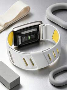 5.0/MG SportFlex - ECG Wristband, Soft Silicone Material, Waterproof And Sweat-Resistant, Suitable For 5.0 - 白色 - 查看 3