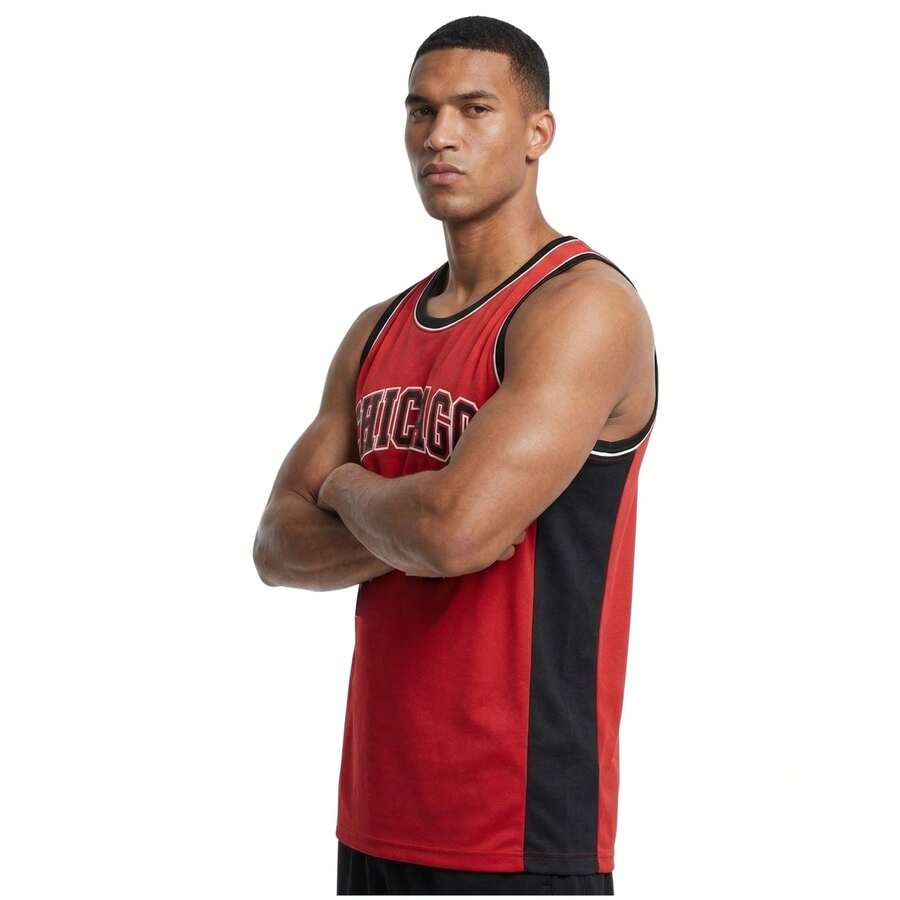 Men's Sports Tank Top For Sports Activities, Gym, And Casual Wear - Chicago Merah - View 1