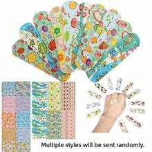 30/50/100pcs Cartoon Fruit Series Anti-Friction Adhesive Bandages, Creative Emergency Plasters With Multiple Cartoon Patterns To Choose From - View 9