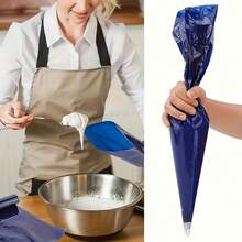 100pcs Deep Blue Continuous Roll Piping Bags, Disposable Anti-Burst Baking Bags, High-Quality Pastry Bags - Non-Slip Design, Continuous Roll Dust-Proof Sealing - Suitable For Cupcakes, Cookies, Cake Decoration - Home, Professional Bakery, Party Use, Space-Saving Roll Packaging - View 3
