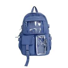Mochila versátil de gran capacidad, clásica y linda, portátil y adecuada para viajes y traslados, ideal para la temporada de regreso a clases - Shangchen8016 - Ver 15