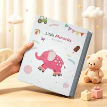 1pc Artistic Clean Photo Album, Large Capacity, Suitable For 4*6inch Photos, Full Horizontal Page-Insert Style, 6 Inch 200 Photos, City Check-In, Family Gathering, Commemorative Portrait - 1PC - View 7