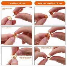 84pcs Locking Pin Backs - Lapel Push Pin Keeper Blank Locks For , Enamel, Brooch And Hat Pins Assorted Styles - A - View 5